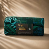 Grip Yoga Towel Mandalas, Jungle Green
