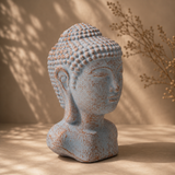 Tranquility Buddha Head - Blue Copper