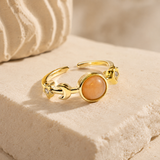 Sunstone Lunar Cycle Ring
