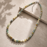 Multicolor Amazonite Bead Necklace