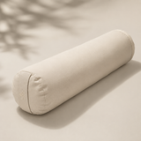 Beige Organic Cotton Meditation Bolster