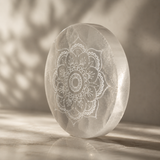 Mandala Selenite Charging Plate