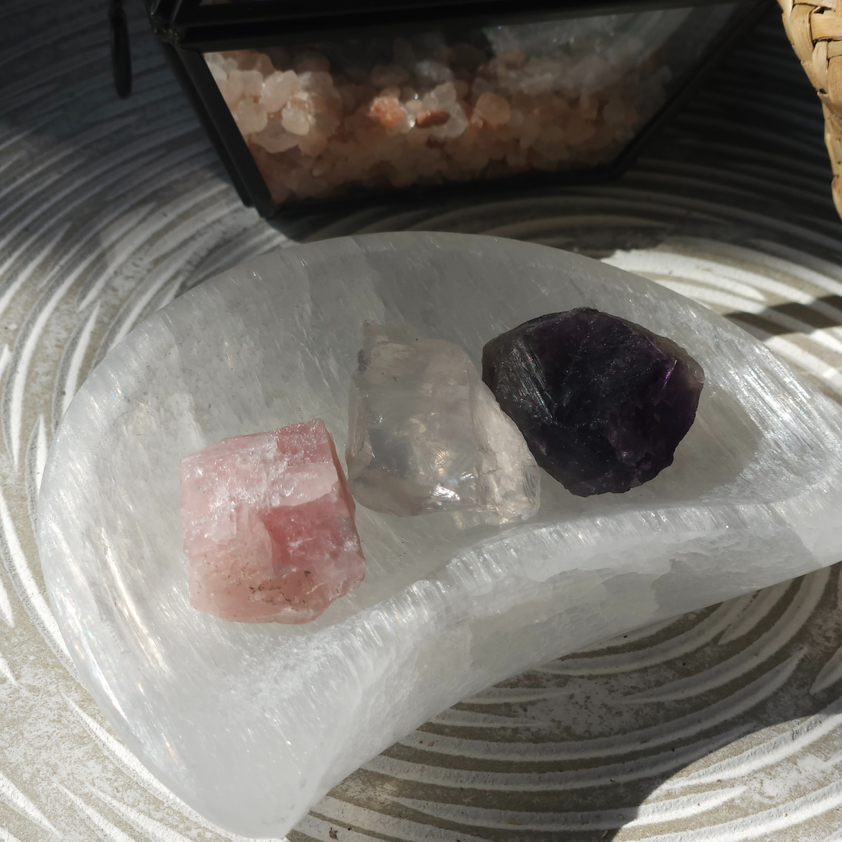 Selenite Crystal Moon Diffuser