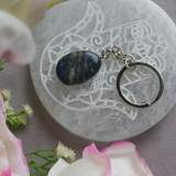Lapis Lazuli Drop Keyring