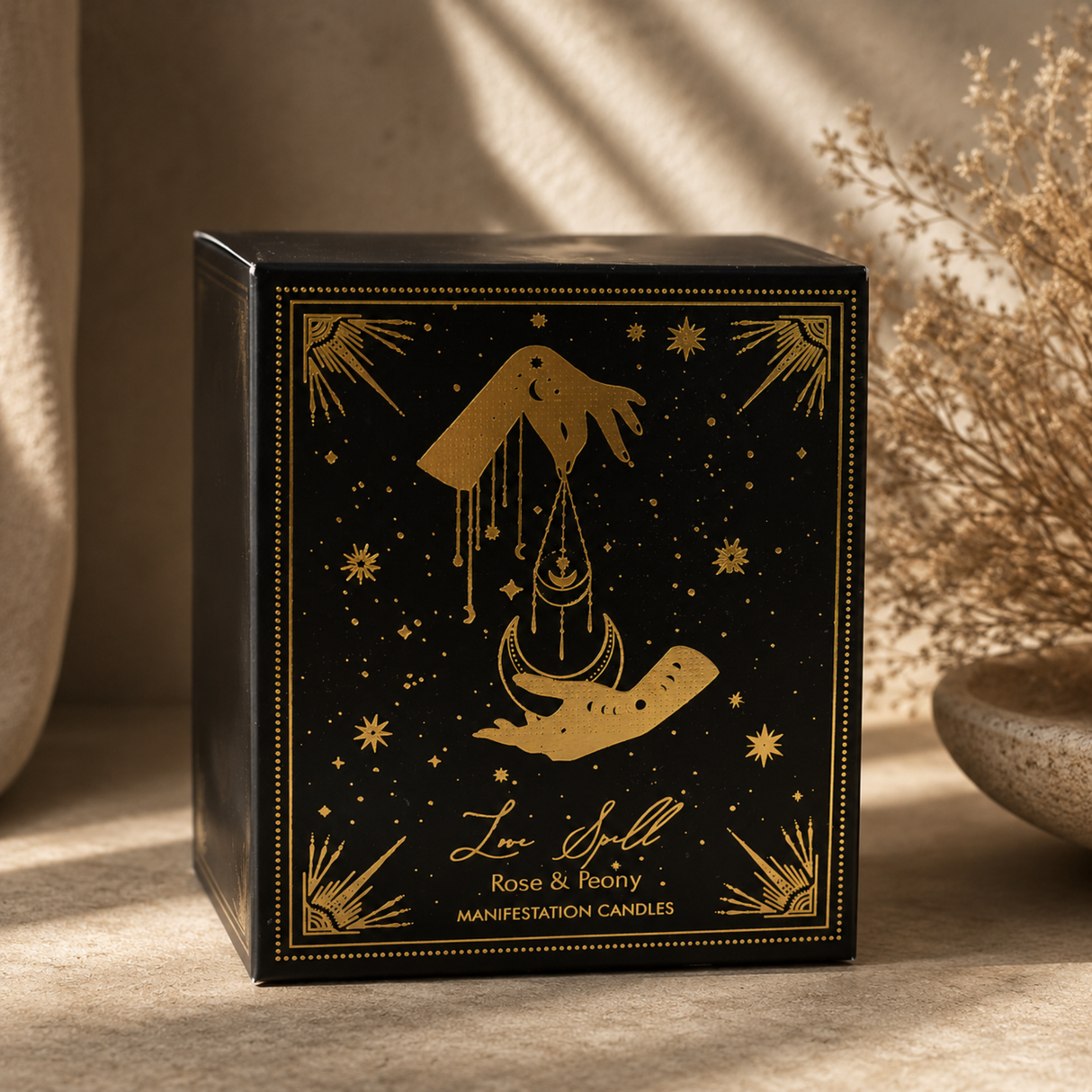 Manifestation Gemstone Candle Love Spell