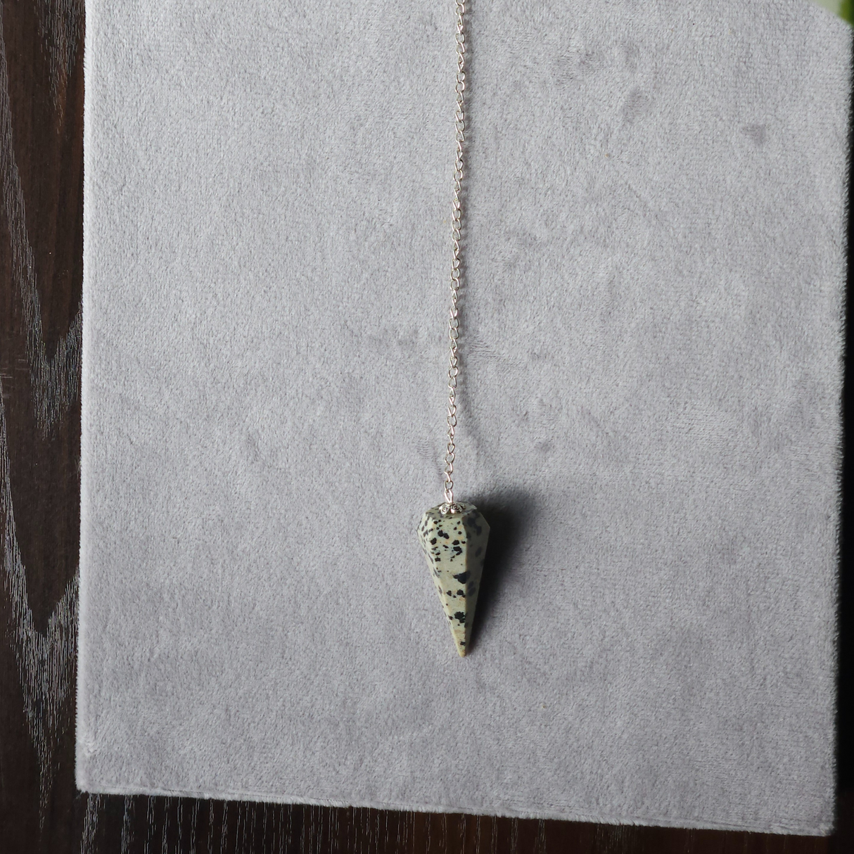 Dalmation Jasper Pendulum