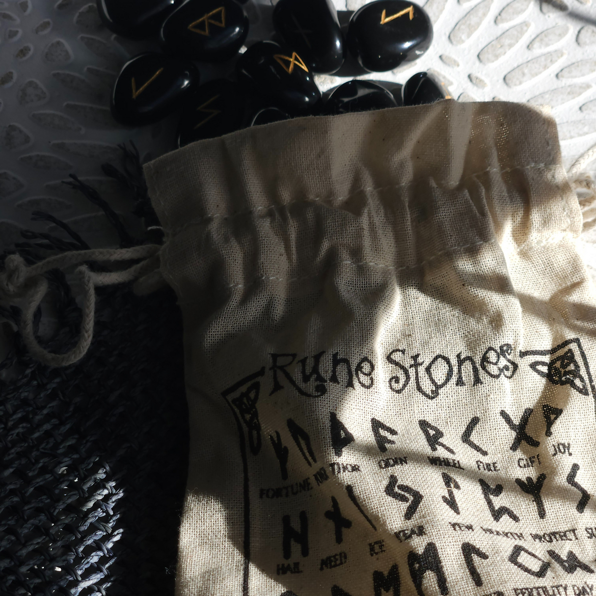 Black Agate Runes