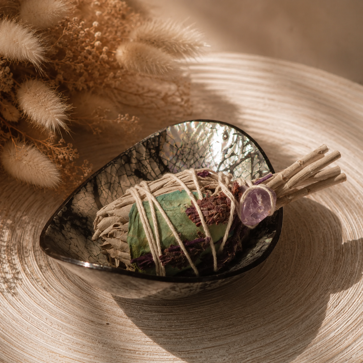 White Sage Bundle with Amethyst