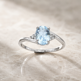 Faceted Topaz Adjustable Ring